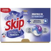Detergente en Cápsulas Skip Ultimate Eficacia, Bolsa 48 Dosi