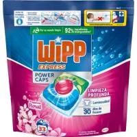 Detergente en Cápsulas Wipp Power Floral, Bolsa 33 Dosis