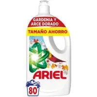 Detergente en Gel Peli&manta Ariel, Garrafa 80 Dosis