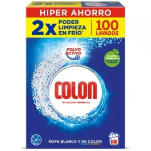 Detergente en Polvo Colon 100 Lavados.