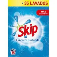 Detergente en Polvo Skip Clean, Maleta 35 Dosis