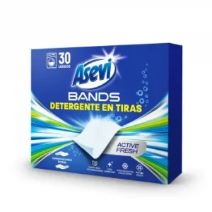 Detergente en Tiras Active Fresh Asevi 30 Lavados.