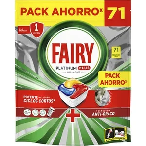 Detergente Lavavajillas Platinum Plus All In 1 Fairy