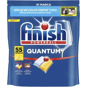 Detergente Lavavajillas Power Ball Quantum  Finish 55.52 Dosis