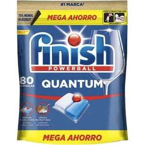 Detergente Lavavajillas Powerball Quantum  Finish 79.96 Dosis