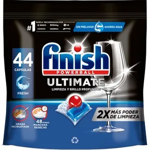 Detergente Lavavajillas Powerball Ultimate All In 1 con Tegnología Activelift  Finish 43.3 Dosis