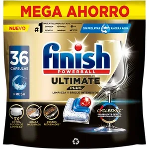 Detergente Lavavajillas Powerball Ultimate Plus Fresh Finish