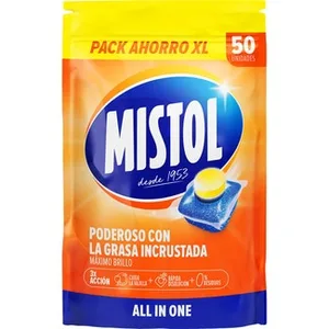 Detergente Lavavajillas Todo en 1 Mistol