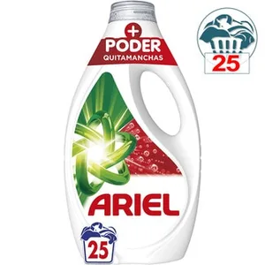 Detergente Líquido Extra Poder Quitamanchas Oxi  Ariel 25.2 Dosis