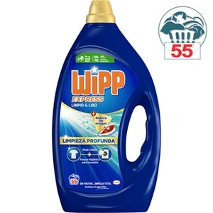 Detergente Líquido Limpieza Profunda Limpio & Liso  Wipp Express 54.26 Dosis