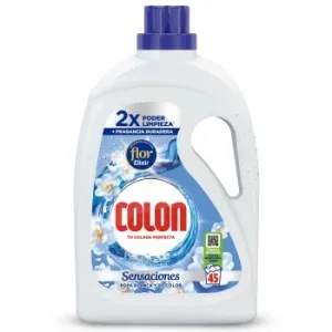 Detergente Líquido Sensaciones Azul Colon 45 Lavados.