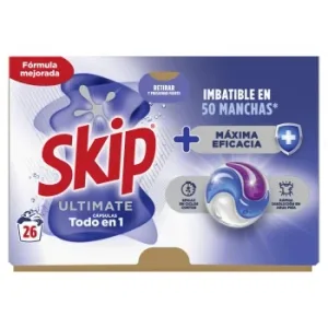 Detergente Máxima Eficacia Skip Ultimate 26 Lavados.