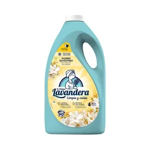 LA Antigua Lavandera Detergente para Lavadora con Aroma a Flores Silvestres 90 DS