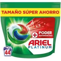 Detergente Quitamanchas en Cápsulas Ariel +poder, Bolsa 44 Dosis