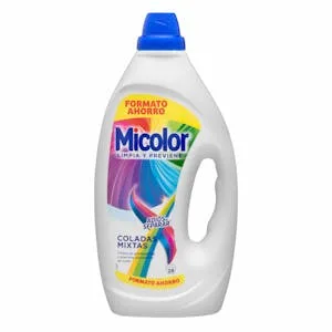 Detergente Ropa Colada Mixta Micolor en Gel 1.26 L