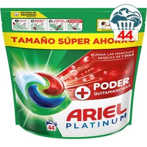 Detergente Cápsulas Extra Poder Quitamanchas Todo en 1 Pods Tamaño Super Ahorro Ariel 43.77 Dosis