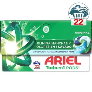Detergente Cápsulas Original Todo en 1 Pods  Ariel 21.8 Dosis