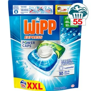 Detergente Cápsulas Power Caps Limpieza Profunda  Wipp Express 54.64 Dosis