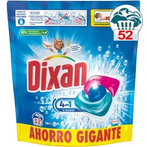 Detergente Cápsulas Total 4 en 1 Trio Caps  Dixan 51.32 Dosis