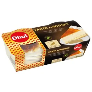 Dhul Tarta al Whisky, Elaborada con Huevos de Gallinas Criadas en Suelo Dhul 2 X 80 G. 160 G