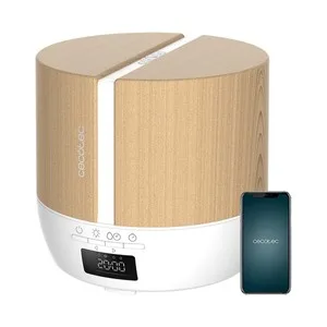 Difusor de Aromas Cecotec Purearoma 550 Connected White Woody, Temporizador, Pantalla Led, Capacidad 500ml. 500 ML