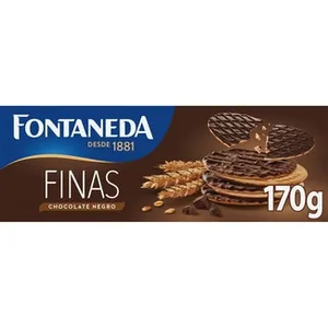 Digestive Galletas Finas con Chocolate Negro  Fontaneda 170 G