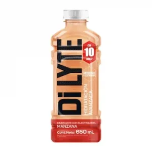 Dilyte Bebida Isotónica Hidrante con Electrolitos Sabor Manzana Botella 65 Cl.