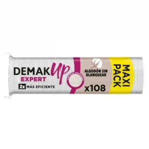 Discos de Algodón Redondos Removedoras de Maquillaje Expert Demak'up 108 Ud.