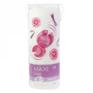 Discos Desmaquillantes Maxi Duo Carrefour 80 Ud.