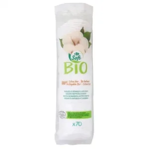 Discos Desmaquillantes Suaves Ecológicos Soft Bio Carrefour 70 Ud.