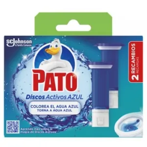 Discos Wc Activos Azul Recambio Pato 2 Ud.