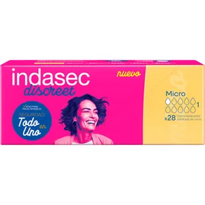 Discreet Compresa de Incontinencia Micro Indasec