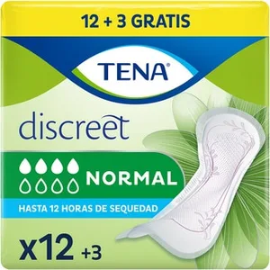 Discreet Compresa de Incontinencia Normal + 3 Unidades Gratis Tena