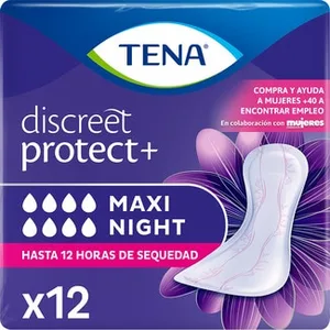 Discreet Protect+ Maxi Night Compresa de Incontinencia Tena