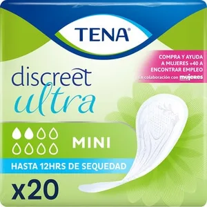 Discreet Ultra Mini Compresa de Incontinencia Tena