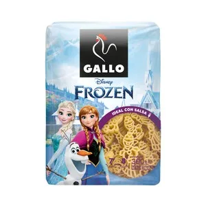 Gallo Disney Pasta Infantil con Forma de Frozen 300 G.