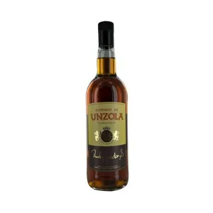 Dominio de Unzola Bebida Espirituosa de Brandy Elaborada en España Dominio de Unzola Botella de 1 L. 1000 ML