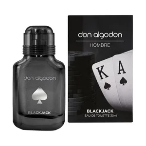 DON Algodón Black Jack Eau de Toilette (colonia) para Hombre con Vaporizador en Spray 30 Ml.