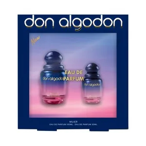 DON Algodon New Estuche con Eau de Parfum (agua de Perfume) para Mujer 100 Ml + 30 Ml.