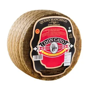 DON Cayo Queso de Oveja Viejo Gran Reserva Manchego con Denominación de Origen Protegida (dop), Cuña. 300 G