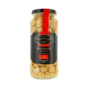 DON Pedro Garbanza Cocida Frasco de 400 G.