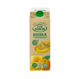 DON Simon Brick Zumo de Naranja con Pulpa (100% Naranja Exprimida) 2l 2000 ML