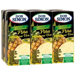 DON Simon Brick Zumo de Piña y Uva 6 Uds X 20 Cl. 1200 ML