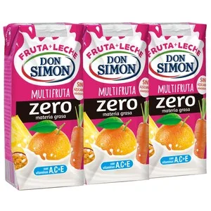 DON Simon Leche con Zumo Multrifrutas Funciona Max 3 X 330 Ml. 990 ML