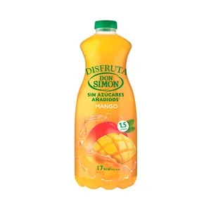DON Simon Néctar sin Azúcar Añadido de Mango Botella de 1,5 L. 1500 ML