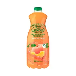 DON Simon Néctar sin Azúcar Añadido de Melocotón Botella de 1,5 L. 1500 ML