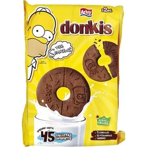 Donkis The Simpsons Galletas Chocolateadas Arluy