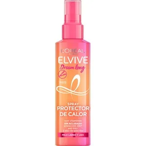 Dream Long Protector de Calor sin Aclarado con Vitaminas Protección 230º para Pelo Largo y Liso Elvive