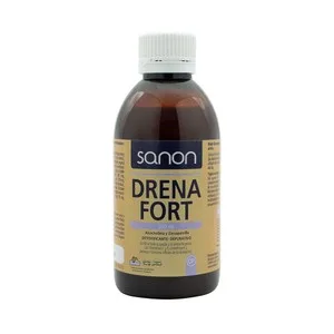 Sanon Drena Fort Alcachofa y Zarzaparrilla, Sabor a Limón 250 Ml.