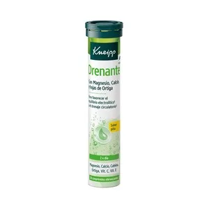 Kneipp Drenante Complemento Alimenticio en Comprimidos Efervescentes con Sabor a Piña 20 Uds.